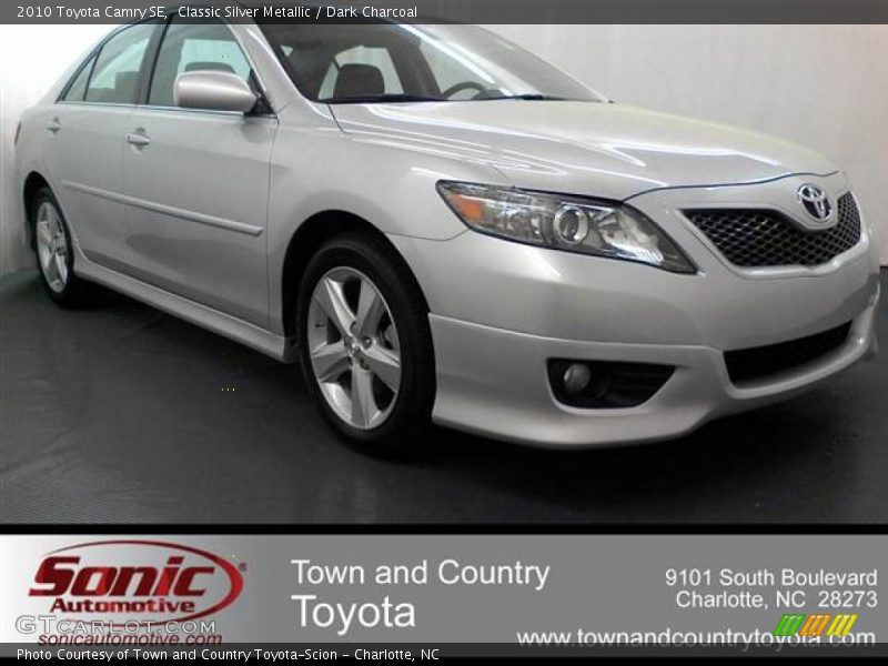 Classic Silver Metallic / Dark Charcoal 2010 Toyota Camry SE