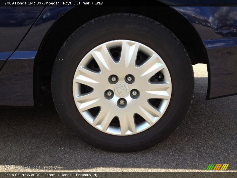 Royal Blue Pearl / Gray 2009 Honda Civic DX-VP Sedan