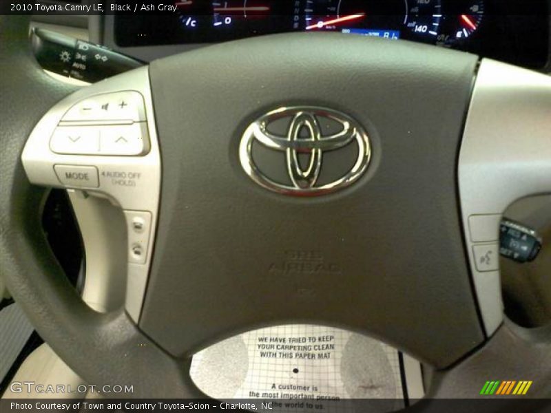 Black / Ash Gray 2010 Toyota Camry LE