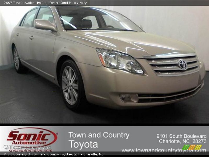 Desert Sand Mica / Ivory 2007 Toyota Avalon Limited