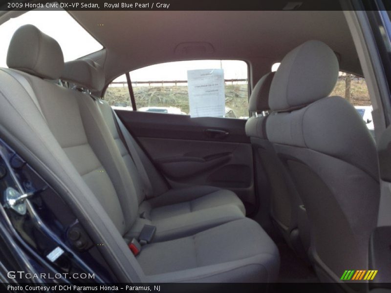 Royal Blue Pearl / Gray 2009 Honda Civic DX-VP Sedan