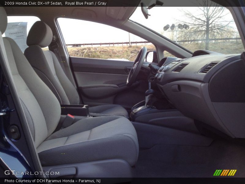 Royal Blue Pearl / Gray 2009 Honda Civic DX-VP Sedan