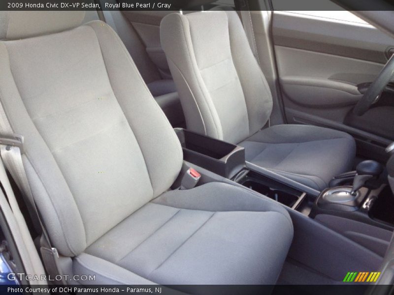 Royal Blue Pearl / Gray 2009 Honda Civic DX-VP Sedan