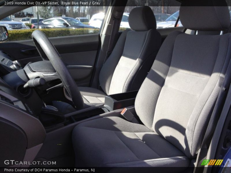 Royal Blue Pearl / Gray 2009 Honda Civic DX-VP Sedan