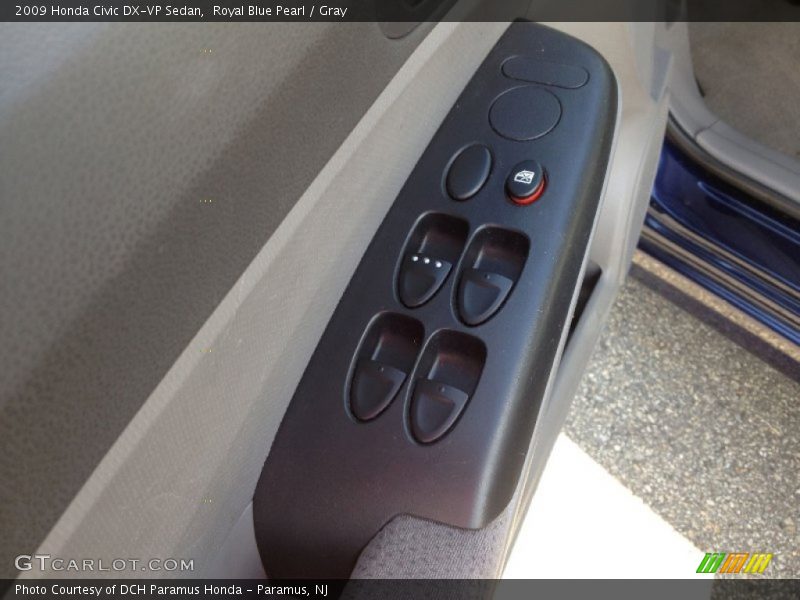 Royal Blue Pearl / Gray 2009 Honda Civic DX-VP Sedan
