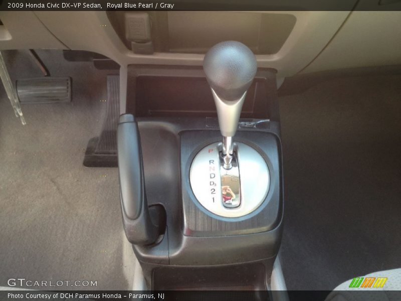 Royal Blue Pearl / Gray 2009 Honda Civic DX-VP Sedan