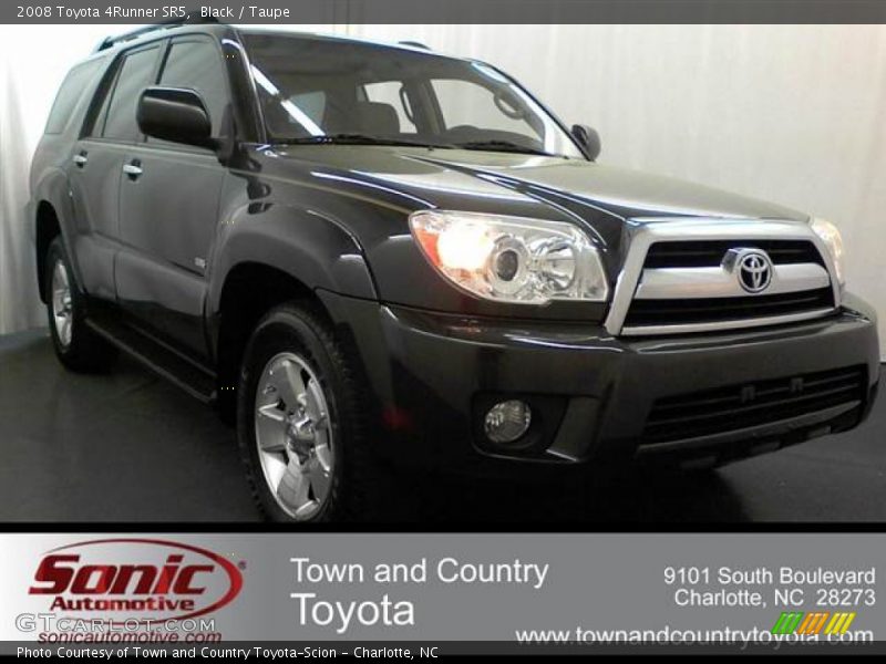 Black / Taupe 2008 Toyota 4Runner SR5