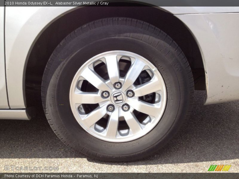 Alabaster Silver Metallic / Gray 2010 Honda Odyssey EX-L