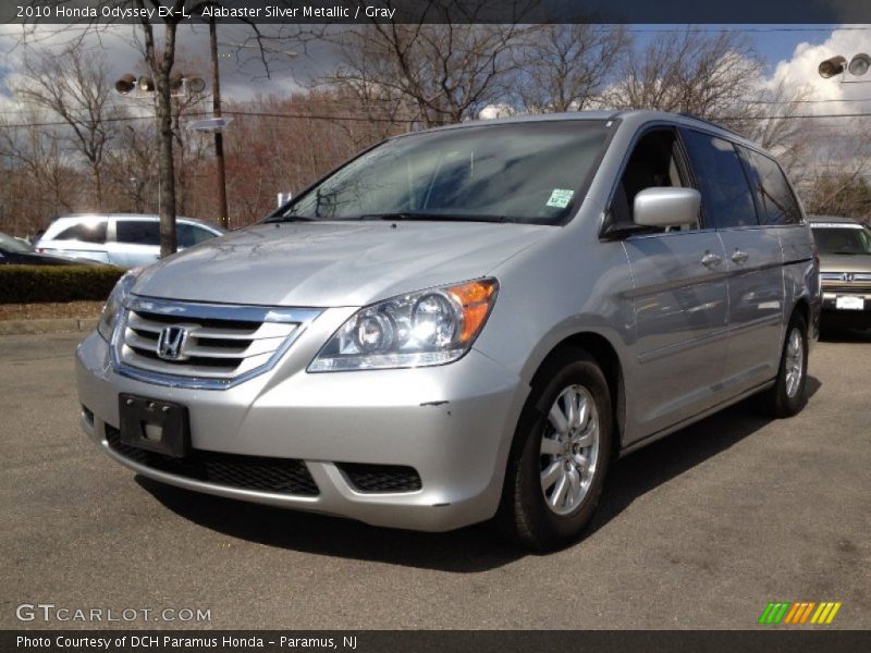 Alabaster Silver Metallic / Gray 2010 Honda Odyssey EX-L