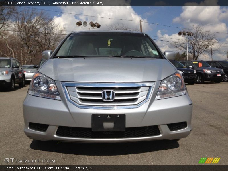 Alabaster Silver Metallic / Gray 2010 Honda Odyssey EX-L