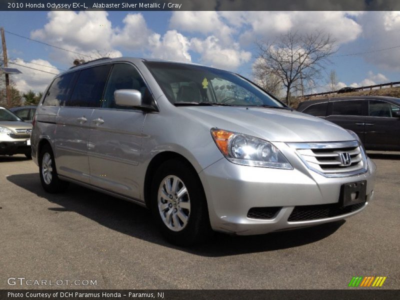 Alabaster Silver Metallic / Gray 2010 Honda Odyssey EX-L