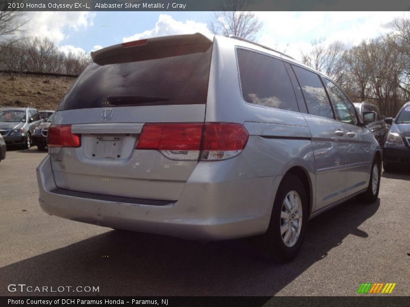 Alabaster Silver Metallic / Gray 2010 Honda Odyssey EX-L
