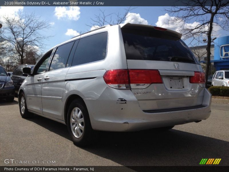 Alabaster Silver Metallic / Gray 2010 Honda Odyssey EX-L