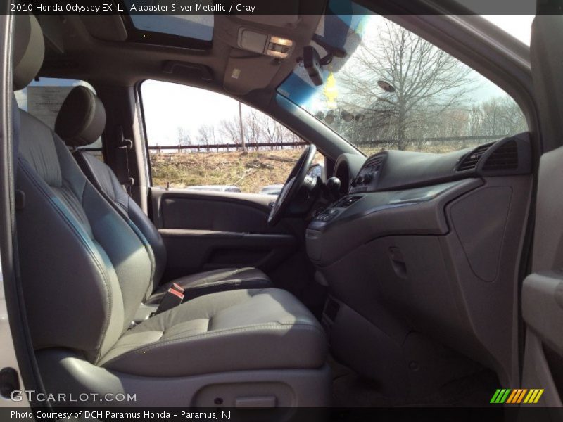 Alabaster Silver Metallic / Gray 2010 Honda Odyssey EX-L