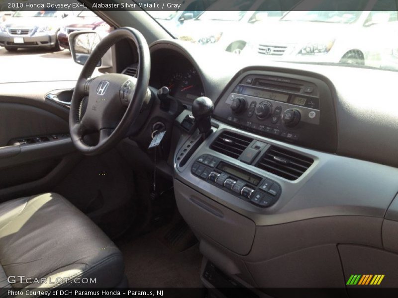 Alabaster Silver Metallic / Gray 2010 Honda Odyssey EX-L