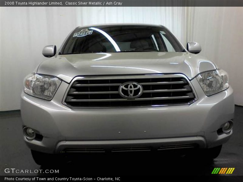 Classic Silver Metallic / Ash Gray 2008 Toyota Highlander Limited