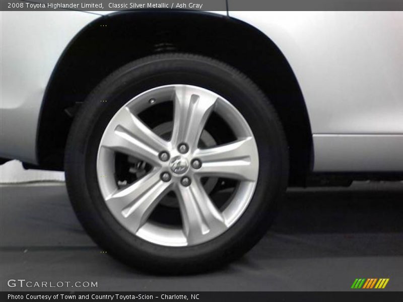 Classic Silver Metallic / Ash Gray 2008 Toyota Highlander Limited