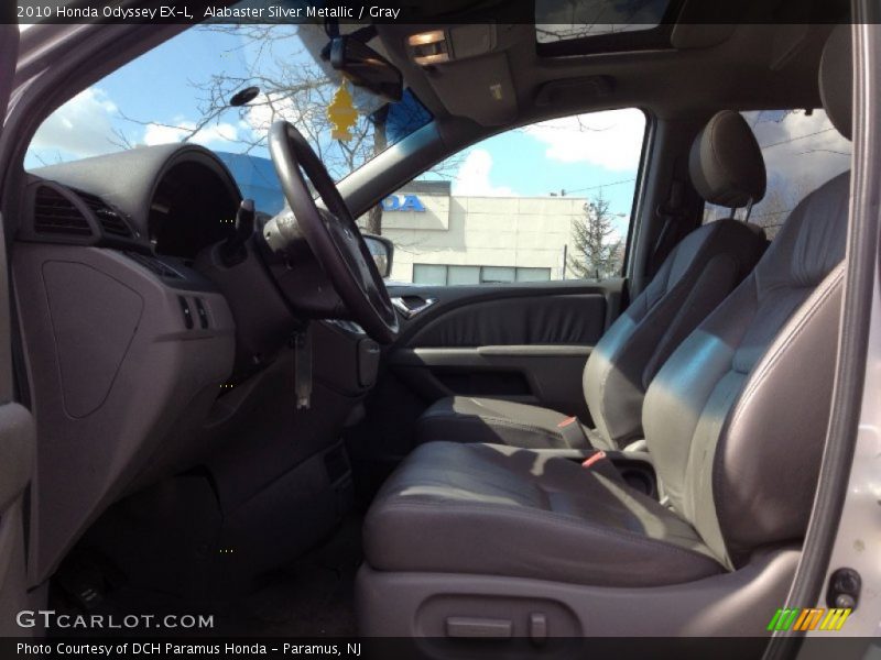 Alabaster Silver Metallic / Gray 2010 Honda Odyssey EX-L