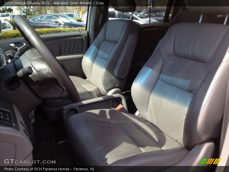 Alabaster Silver Metallic / Gray 2010 Honda Odyssey EX-L