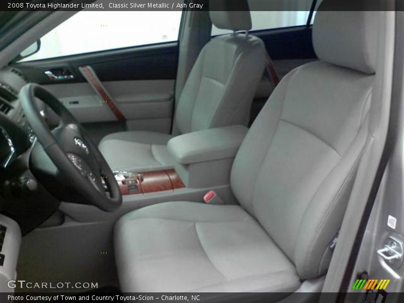 Classic Silver Metallic / Ash Gray 2008 Toyota Highlander Limited