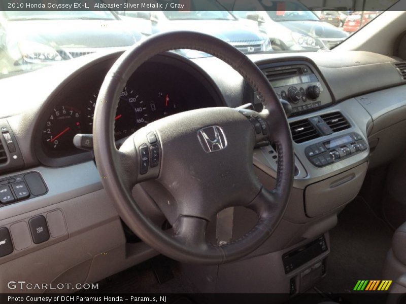 Alabaster Silver Metallic / Gray 2010 Honda Odyssey EX-L
