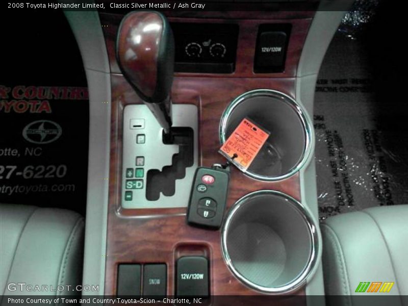 Classic Silver Metallic / Ash Gray 2008 Toyota Highlander Limited