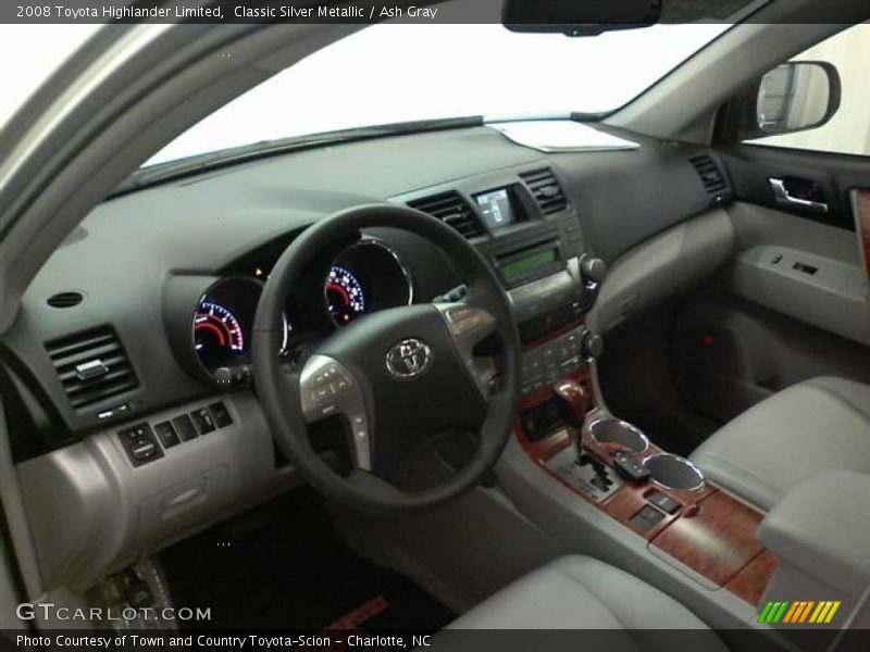 Classic Silver Metallic / Ash Gray 2008 Toyota Highlander Limited