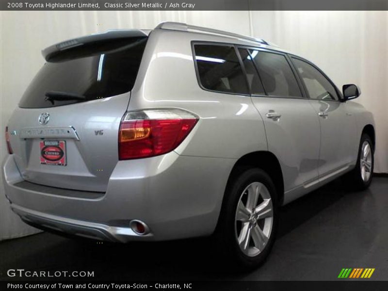 Classic Silver Metallic / Ash Gray 2008 Toyota Highlander Limited