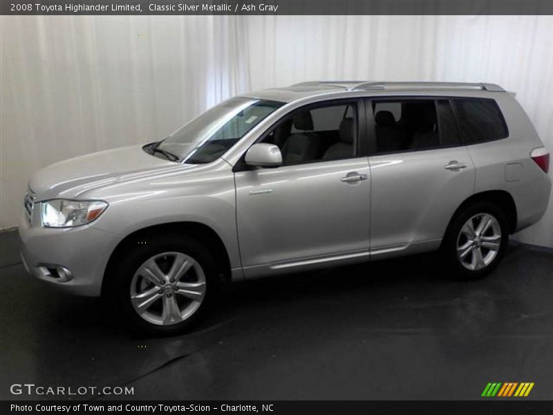Classic Silver Metallic / Ash Gray 2008 Toyota Highlander Limited