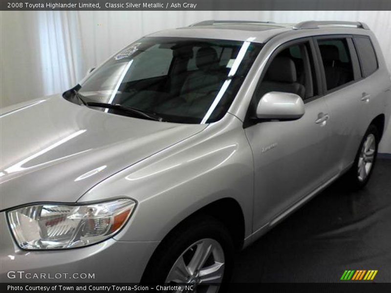 Classic Silver Metallic / Ash Gray 2008 Toyota Highlander Limited