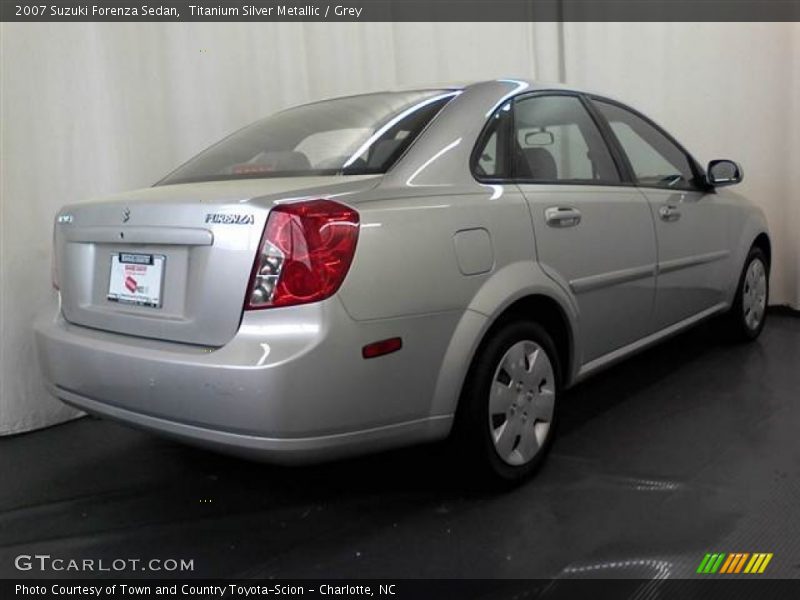 Titanium Silver Metallic / Grey 2007 Suzuki Forenza Sedan