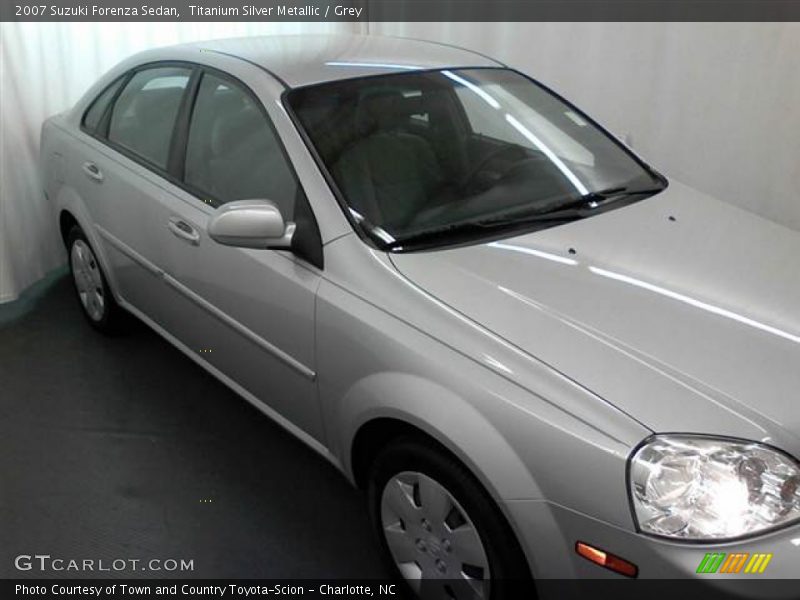 Titanium Silver Metallic / Grey 2007 Suzuki Forenza Sedan