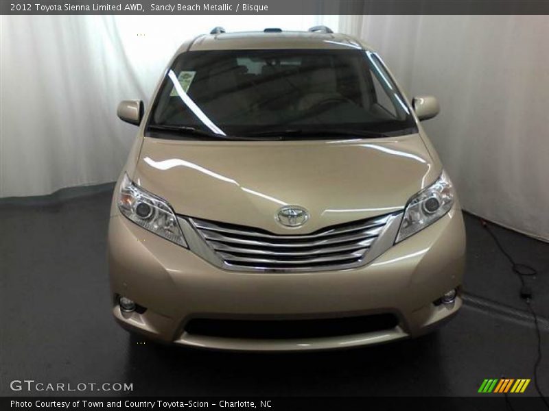 Sandy Beach Metallic / Bisque 2012 Toyota Sienna Limited AWD