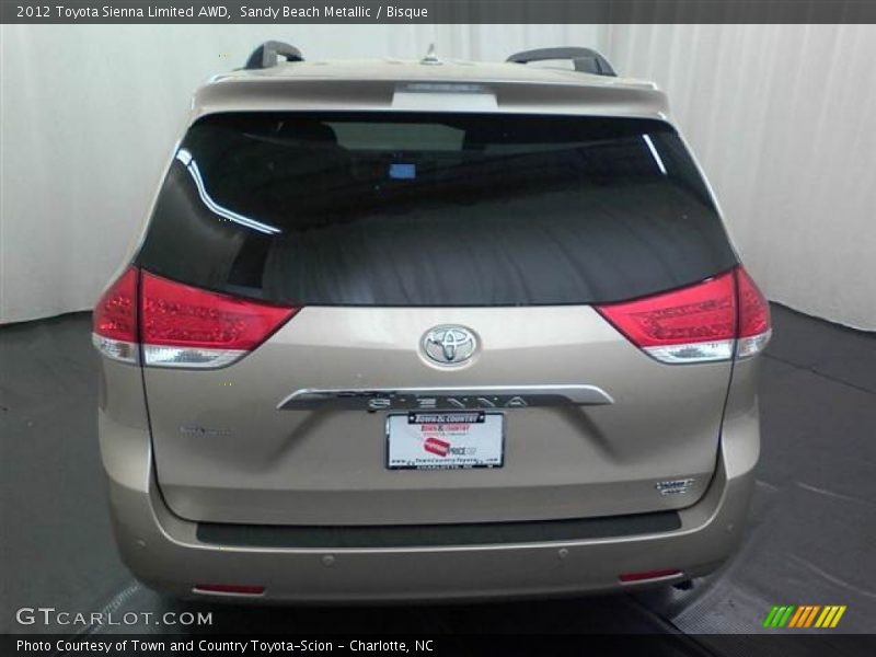 Sandy Beach Metallic / Bisque 2012 Toyota Sienna Limited AWD