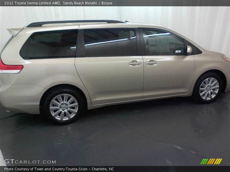 Sandy Beach Metallic / Bisque 2012 Toyota Sienna Limited AWD