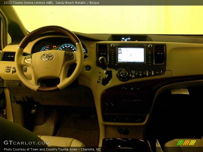 Sandy Beach Metallic / Bisque 2012 Toyota Sienna Limited AWD
