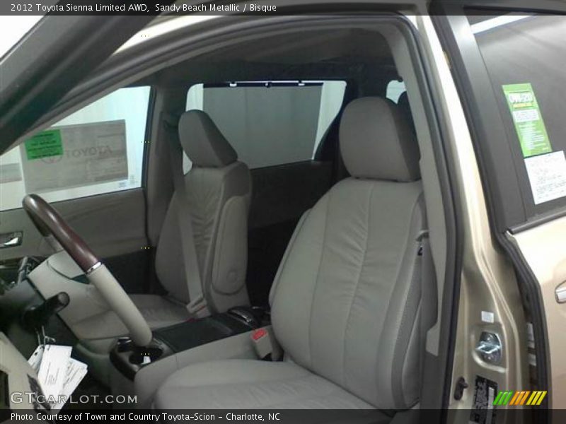Sandy Beach Metallic / Bisque 2012 Toyota Sienna Limited AWD