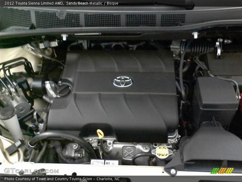 Sandy Beach Metallic / Bisque 2012 Toyota Sienna Limited AWD