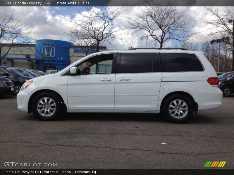 Taffeta White / Beige 2010 Honda Odyssey EX-L