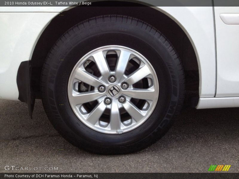 Taffeta White / Beige 2010 Honda Odyssey EX-L