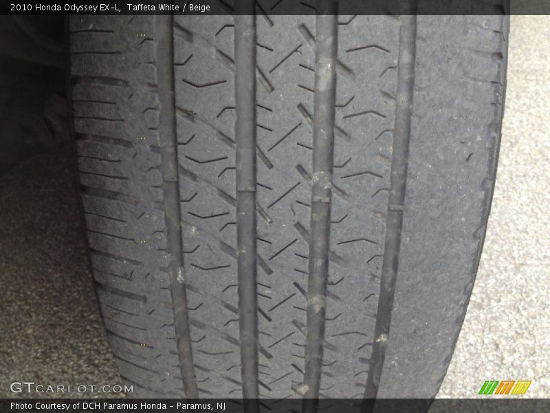 Taffeta White / Beige 2010 Honda Odyssey EX-L