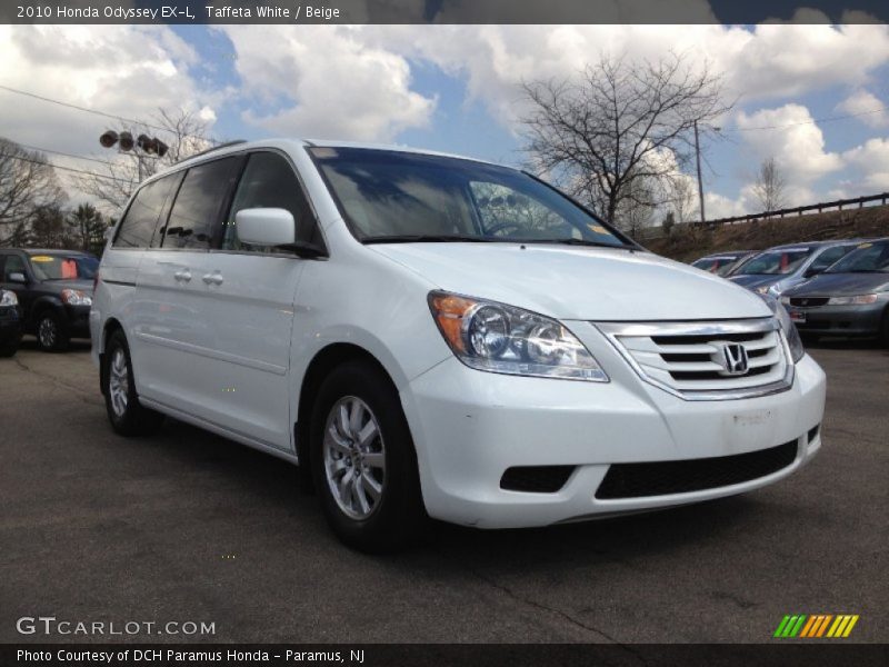 Taffeta White / Beige 2010 Honda Odyssey EX-L