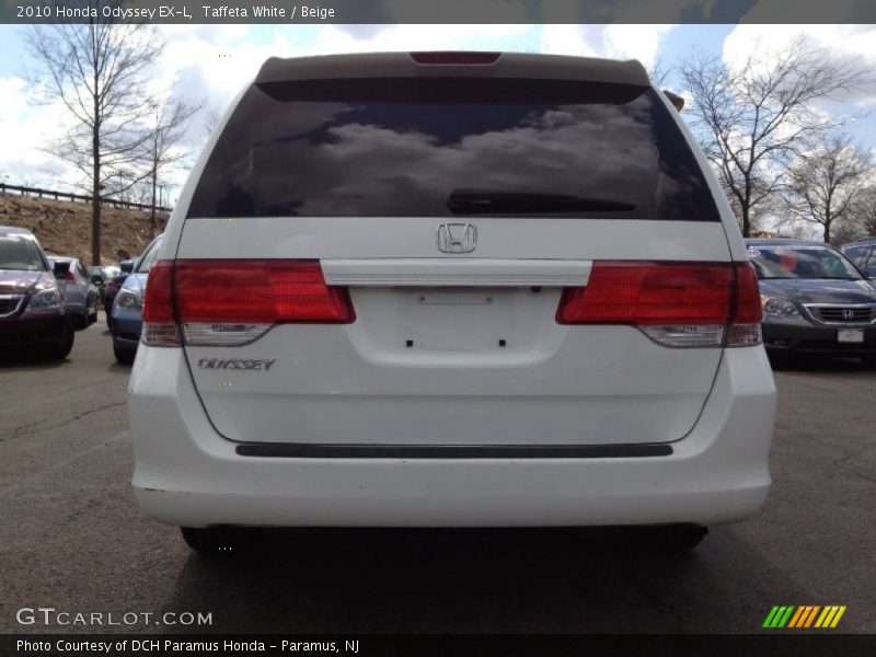 Taffeta White / Beige 2010 Honda Odyssey EX-L