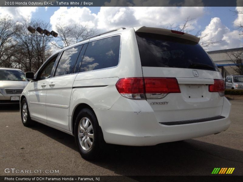 Taffeta White / Beige 2010 Honda Odyssey EX-L
