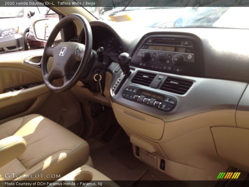 Taffeta White / Beige 2010 Honda Odyssey EX-L