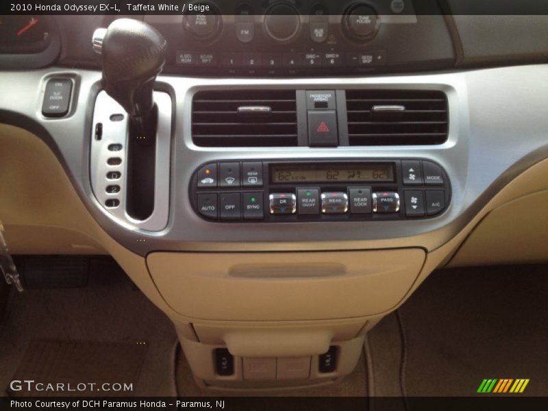 Taffeta White / Beige 2010 Honda Odyssey EX-L