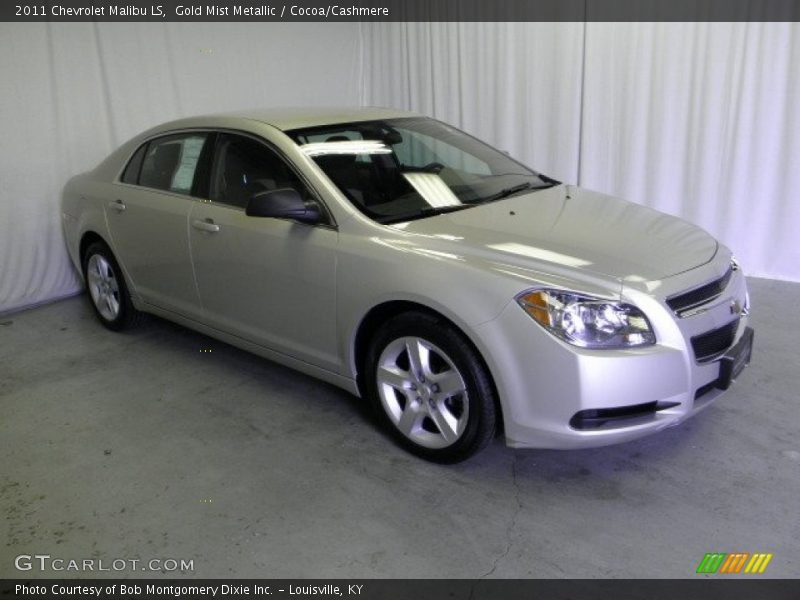 Gold Mist Metallic / Cocoa/Cashmere 2011 Chevrolet Malibu LS