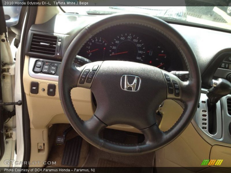 Taffeta White / Beige 2010 Honda Odyssey EX-L