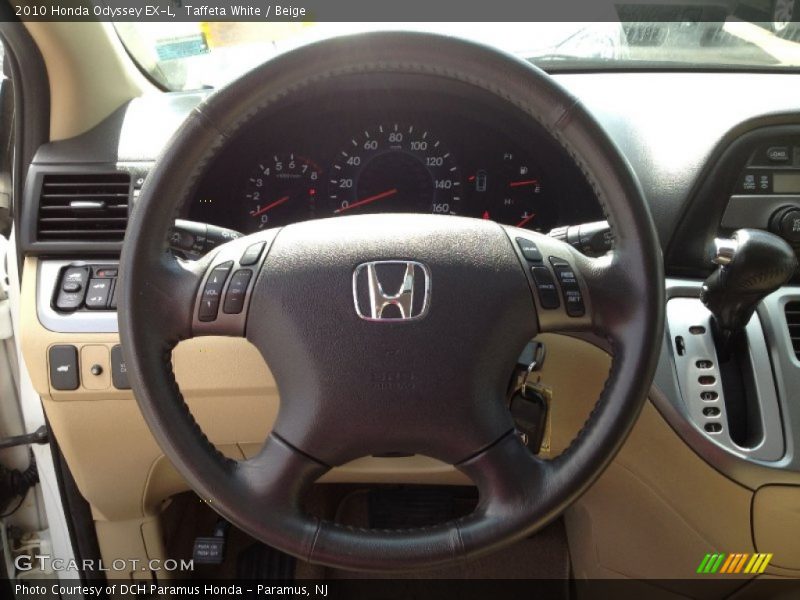 Taffeta White / Beige 2010 Honda Odyssey EX-L