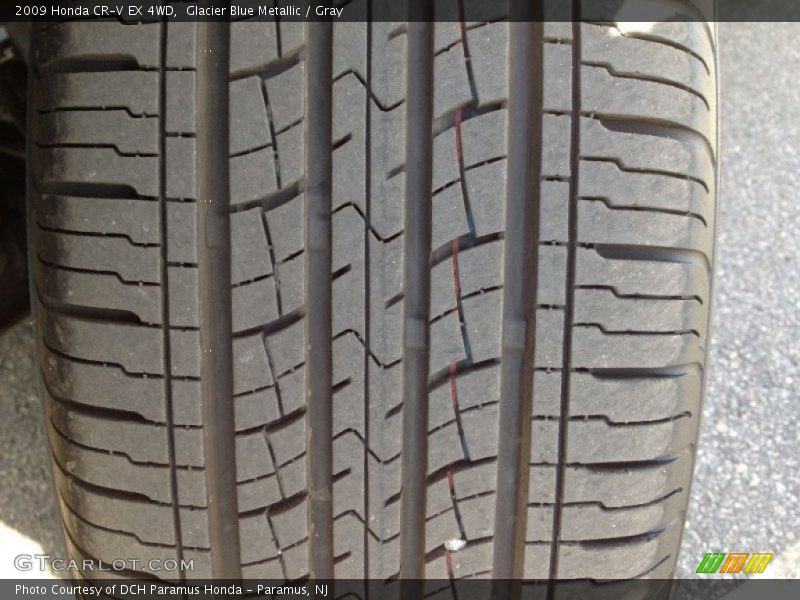 Glacier Blue Metallic / Gray 2009 Honda CR-V EX 4WD